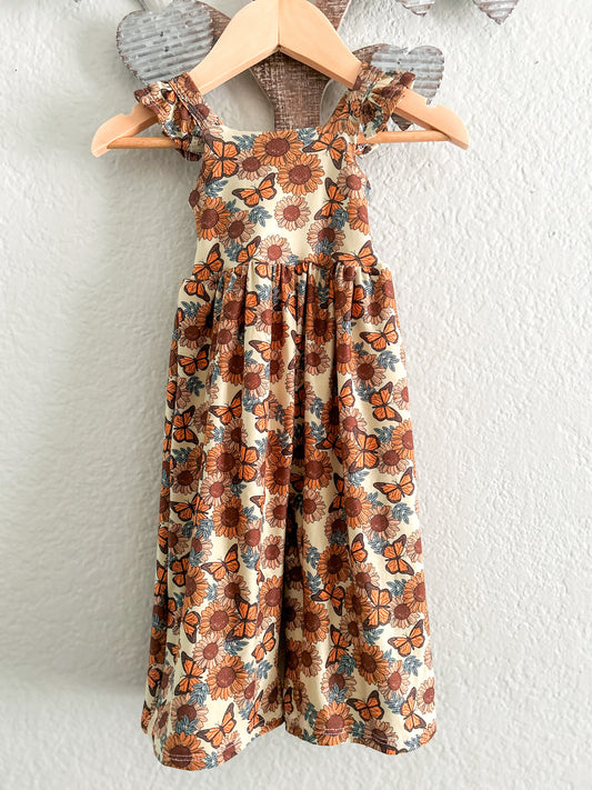 6/9m - Boho Butterflies - Natalia Romper